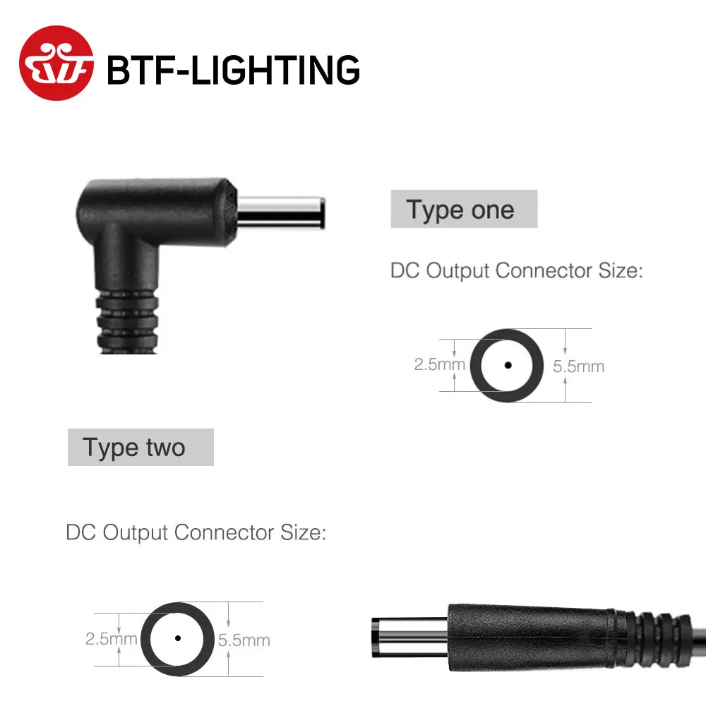 DC12V светодиодный Питание 1A 2A 3A 5A 6A 7A 8A 10A переключатель трансформатор для WS2811 WS2815