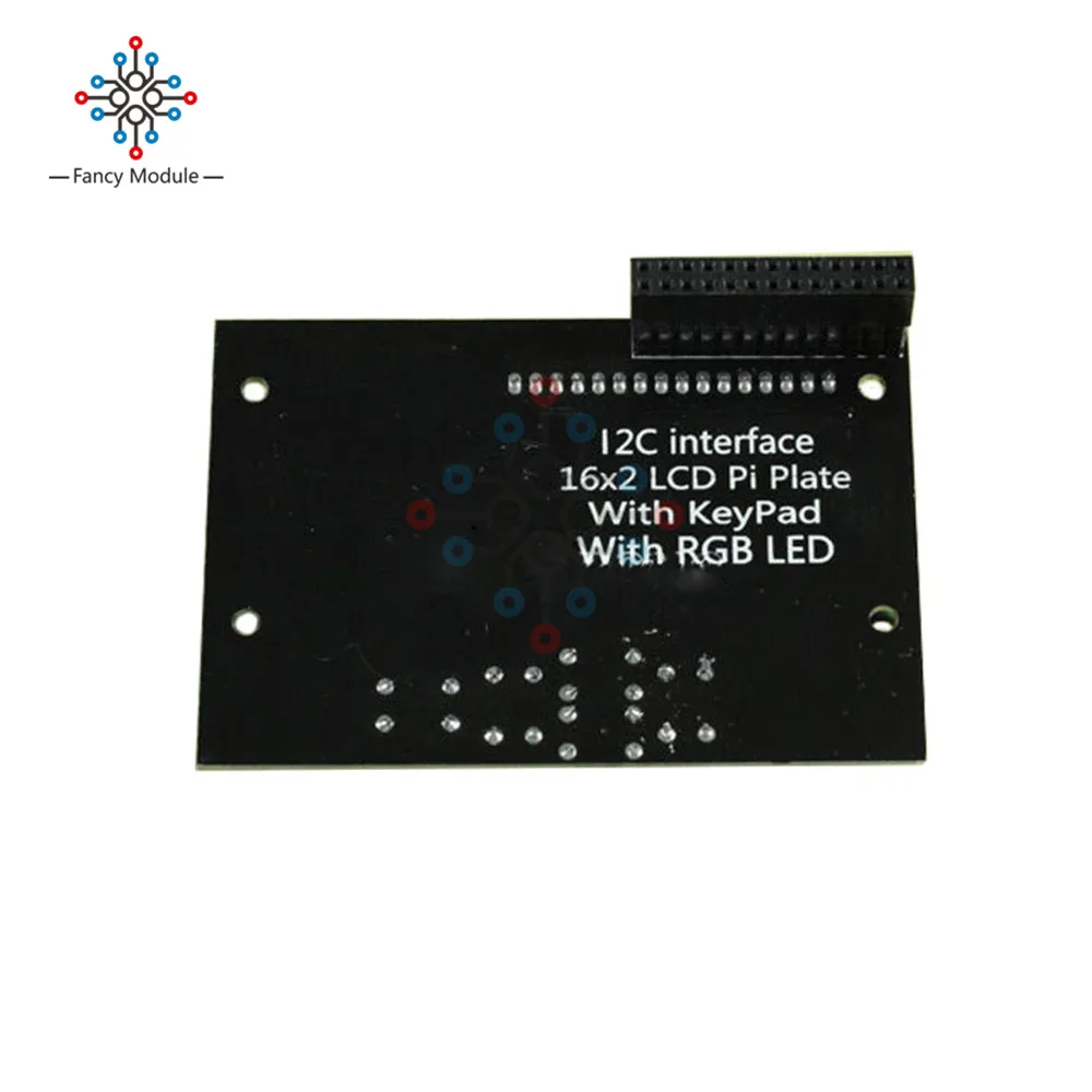 Igc интерфейс 1602 16x2 Pi пластина ЖК-дисплей RGB со светодиодный дисплей клавиатура Щит расширяющаяся плата Синяя подсветка для Raspberry Pi B+/B