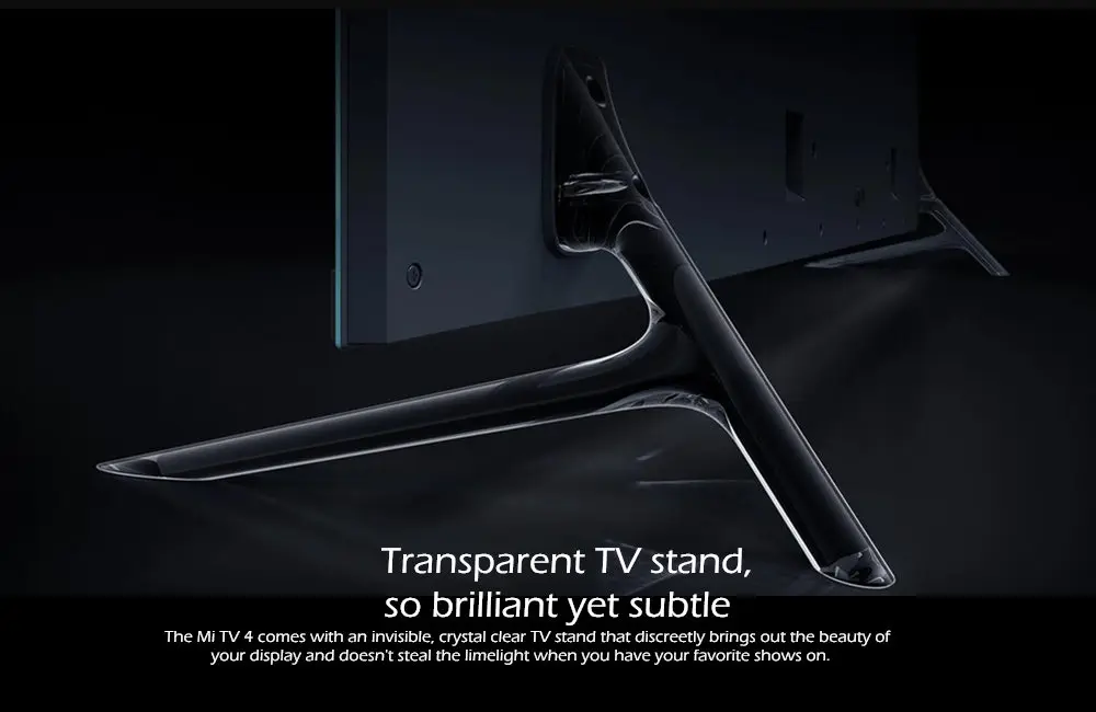 Xiaomi tv 4 55 дюймов 4K смарт ультра тонкий телевизор с настенным и настольным ультра узким металлическим каркасом 2 ГБ 8 ГБ Смарт ТВ