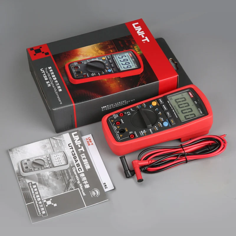 UNI T UT139A True RMS цифровой мультиметр Авто Диапазон AC/DC Amp/Вольт Ом Тест er с удержанием