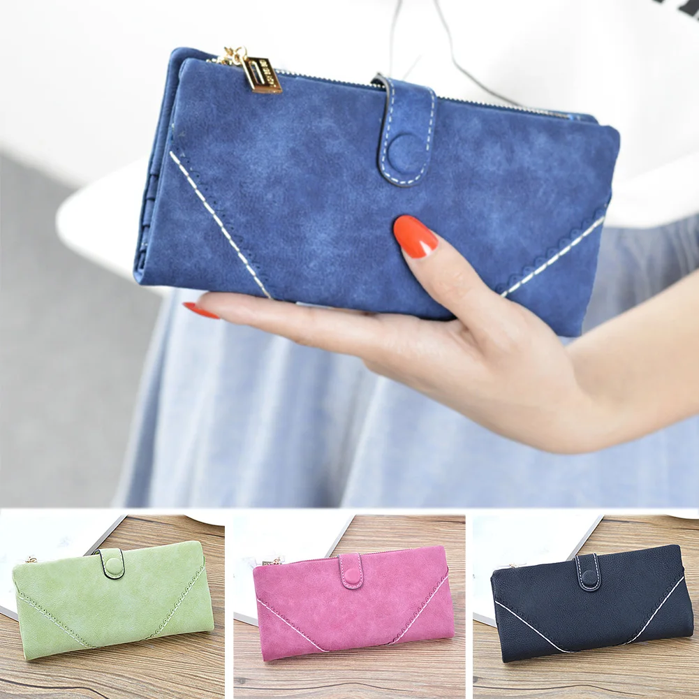 Для Женщин Длинный кошелек Элитный бренд держатель для карт Multi функция