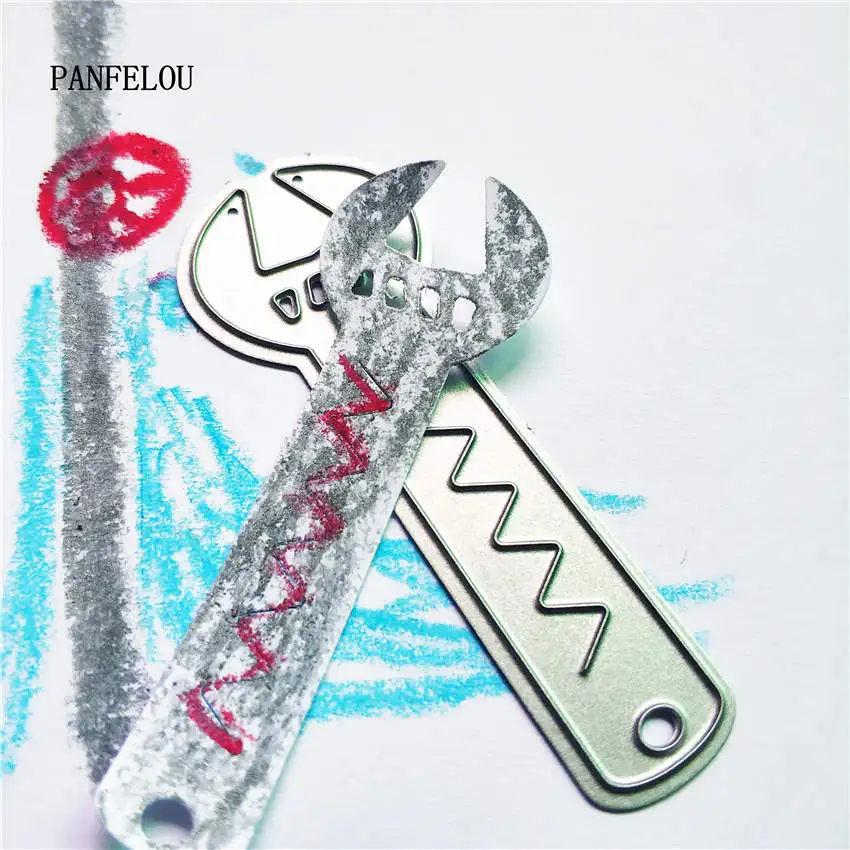 PANFELOU Iron hand paper die metal craft stencils punch cuts dies cutting Scrapbooking DIY Easter Halloween album cards | Дом и сад