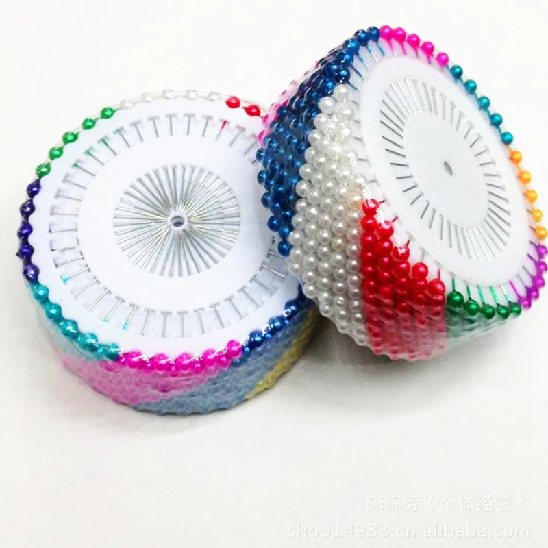 DoreenBeads 480 шт./упак. Красочные Круглые головки одёжная булавка для изготовления платьев имитация жемчуга швейная булавка DIY украшения ремесла аксессуар