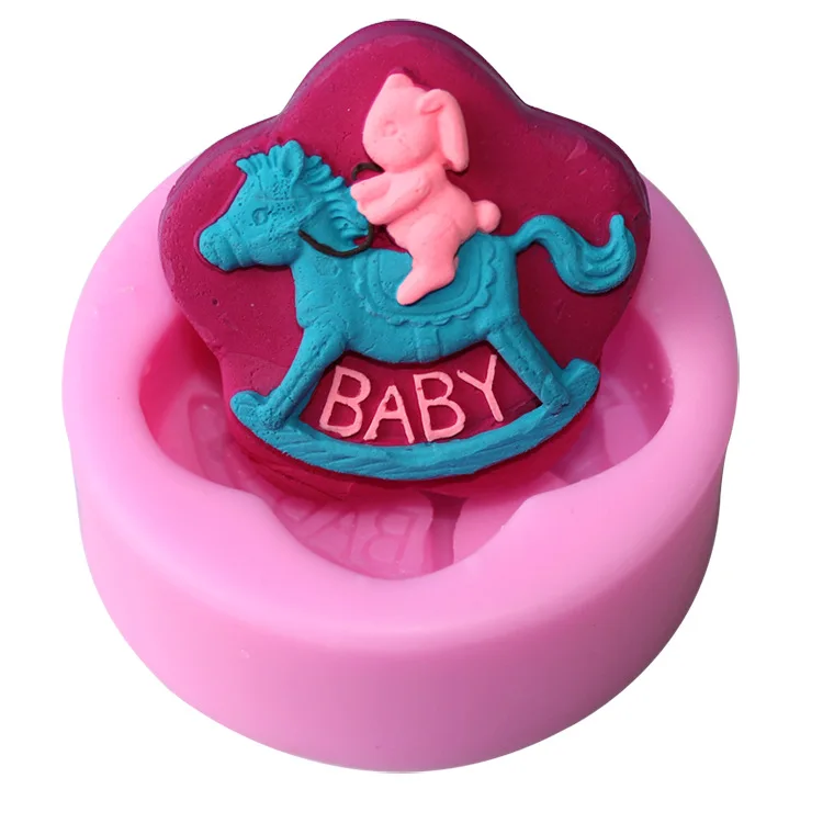 Деревянная форма для конского торта рисования из силиконовой жвачки инструменты