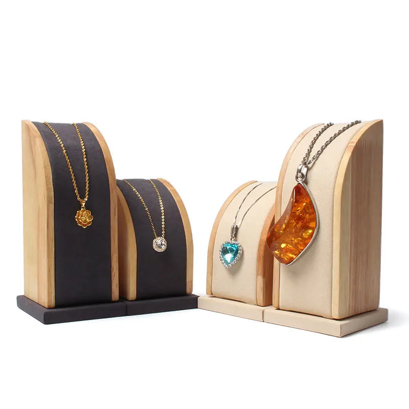 Porte Bijoux Новая мода Контракт Твердые дуговое ожерелье носить кулон дисплей полка со склада ювелирные коробки
