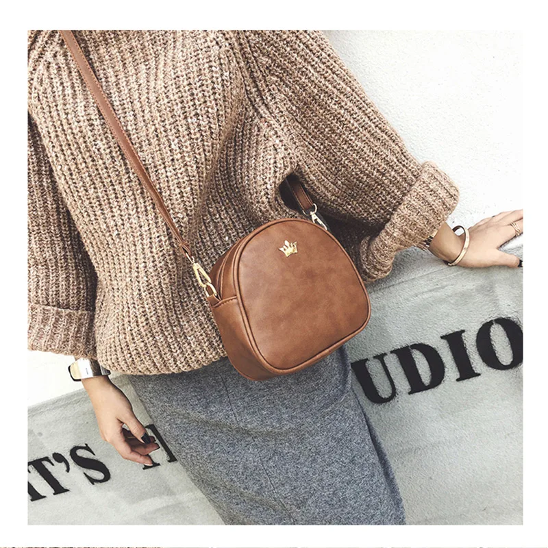 Женская сумка мессенджер Маленькая вечерняя через плечо из искусственной кожи