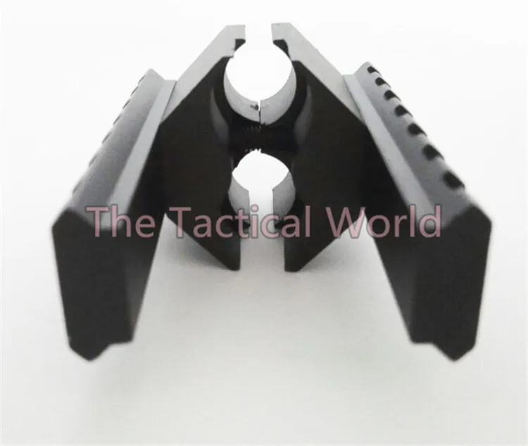 Тактические двухсторонние 20 мм Пикатинни Вивер рейка крепление кольцо отверстия