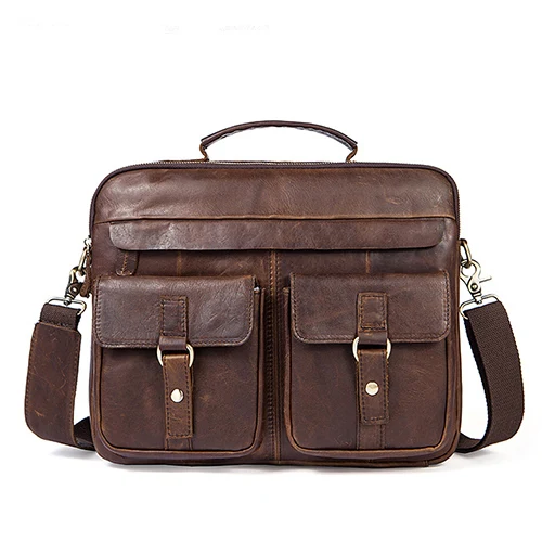 8001D1Lredbrown Westal портфель мужской сумка мужская натуральная кожа 14 сумку для ноутбука Для мужчин Портфели Бизнес путешествия Повседневное плеча Сумки сумка для документов мужская сумка для документов - Цвет: 8001D1Lredbrown