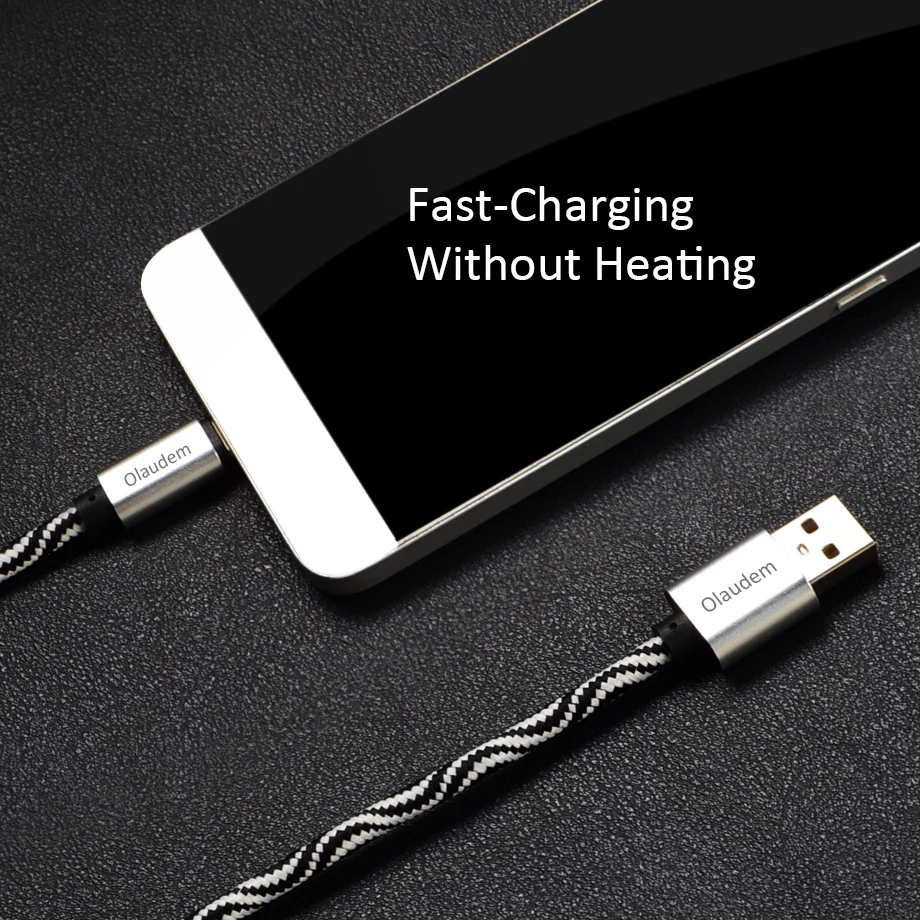 Шейные скобки... мобильный телефон кабели плетеный нейлоновый Тип usb C кабель для