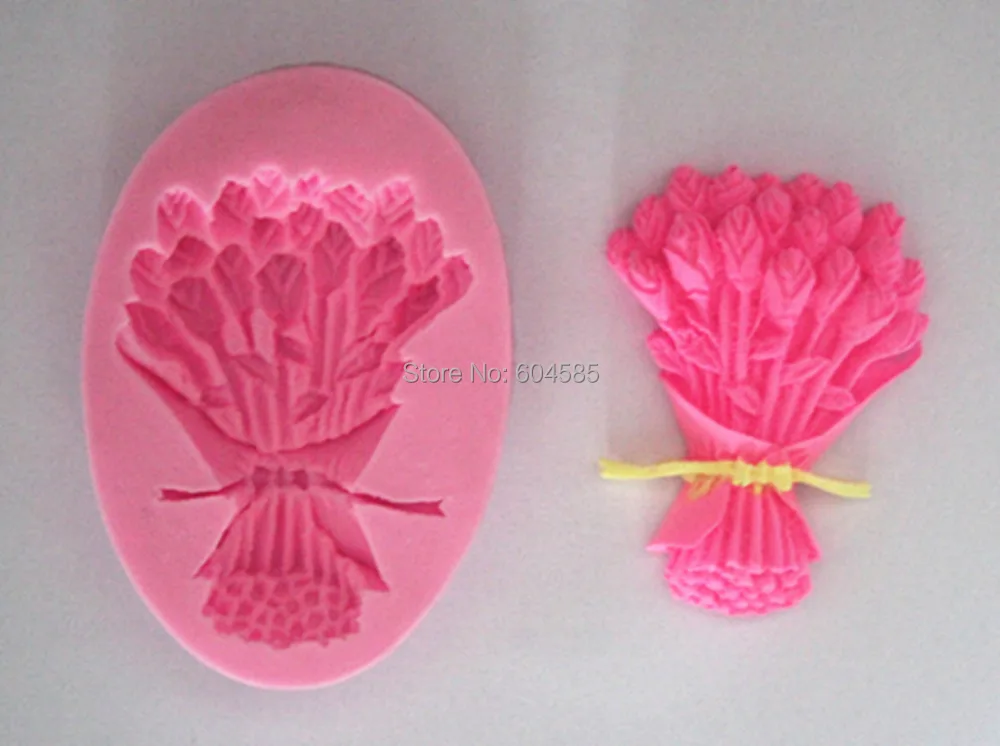 3d формы для изготовления букета цветов мастики силиконовые свечей инструменты