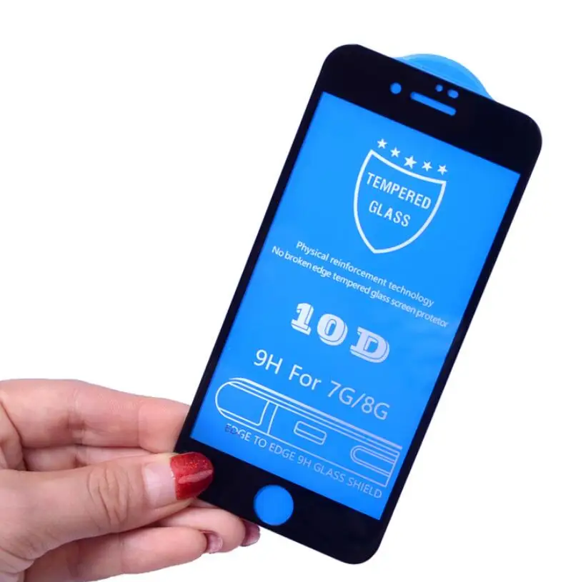 10D закаленное стекло для защиты экрана iPhone 12 12pro max полное покрытие Защитная