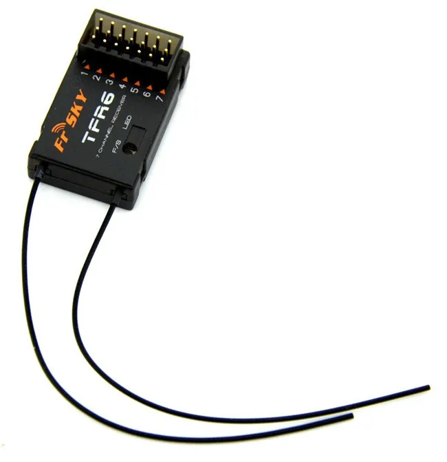 1 шт. новый 100% Оригинальный FrSky 2 4G 7 канальный ресивер TFR6 TFR6A для Futaba оптовая