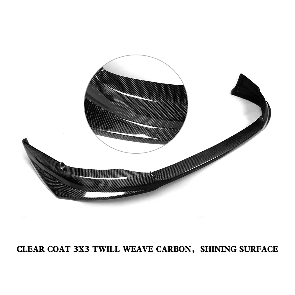 Автомобильная передняя губа из углеродного волокна передний спойлер для Mitsubishi EVO
