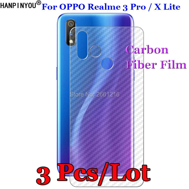 3 шт./лот защитная пленка для экрана OPPO Realme Pro / X Lite 6 дюйма 3D нескользящая из