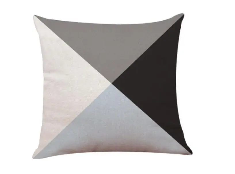 Monily Геометрическая наволочка хлопок льняная богемная Deocration подушка для дивана