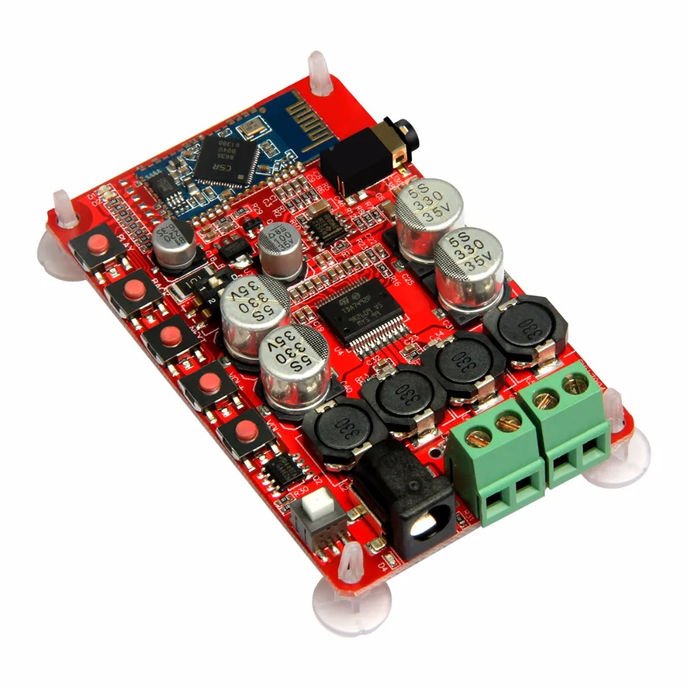 TDA7492P 50W+50W Wireless Bluetooth 4.0 Audio Receiver Digital Amplifier Board AUX Board fx138 2 x 50w tda7492 digital power audio amplifier circuit board blue silver