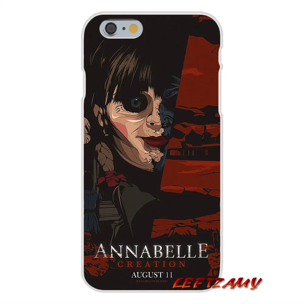 Аксессуары чехлы для телефонов iPhone X 4 4s 5 5S 5C SE 6 S 7 8 Plus horror Annabelle Creation 2017 | Мобильные
