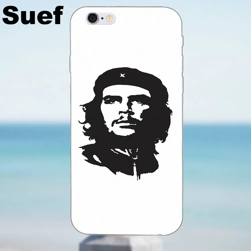 Suef Che Guevara Cigare для iPhone X 4 4S 5 5S 5C SE 6 6S 7 8 Plus Samsung Galaxy A3 A5 J1 J3 J5 J7 2016 2017 мягкий Quinn телефон |