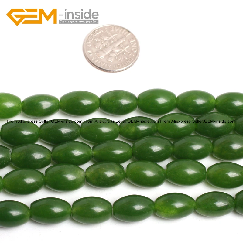 Бусины из нефрита в форме оливкового маркиза зеленого цвета для изготовления