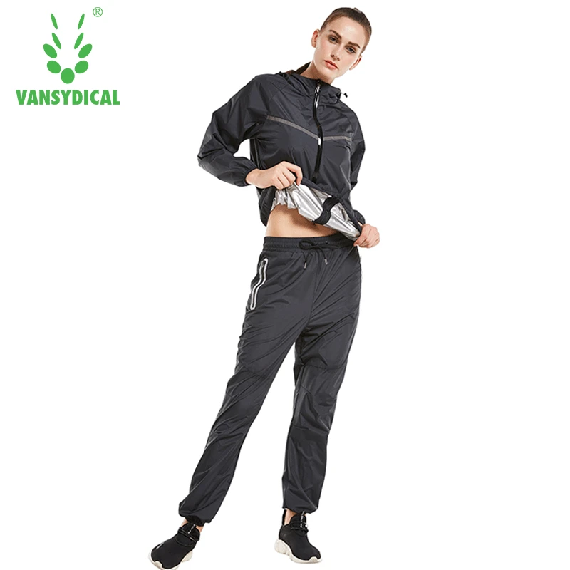 Vansydical спортивные костюмы женские для йоги бега похудения сжигания жира фитнеса |
