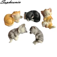 new 5 styles uv resin cats silicone fondant mould cake decorating tools sugarcraft gumpaste chocolate candle clay mold c374