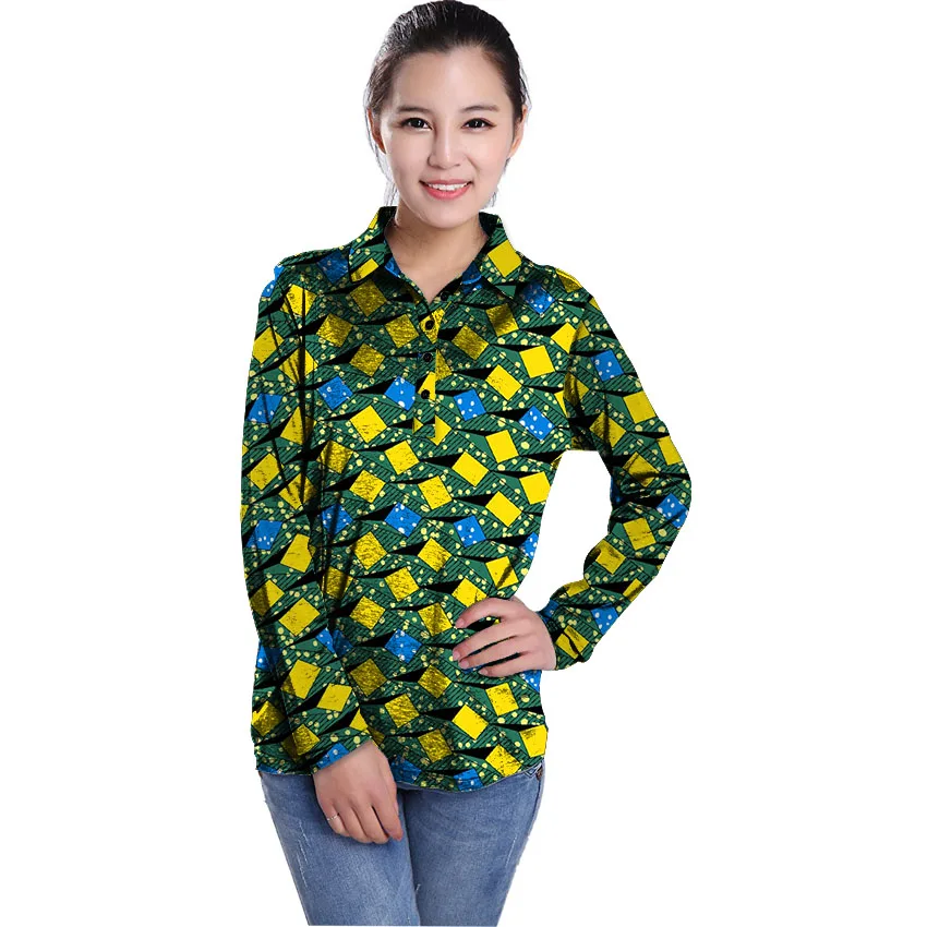 African Print Women Tees Fashion Africa Clothing Tops Dashiki Clothes Festive T-Shirt Customized | Женская одежда