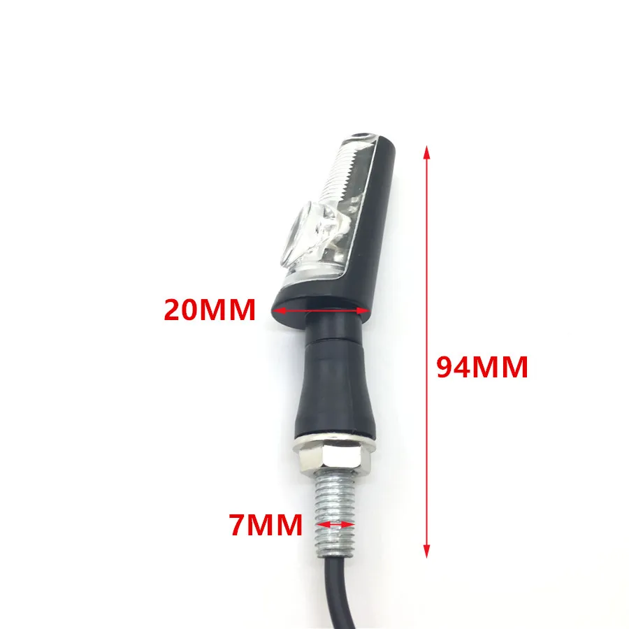 Yecnecty 2X Универсальный мотоциклетный светильник с поворотным сигналом CNC
