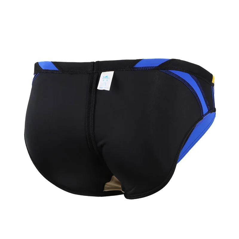 New Men Swimwear Swimsuit Man Swimming Trunks Penile Pouch Patchwork Beachwear Sexy Briefs High Quality Shorts Bathing Suit | Спорт и