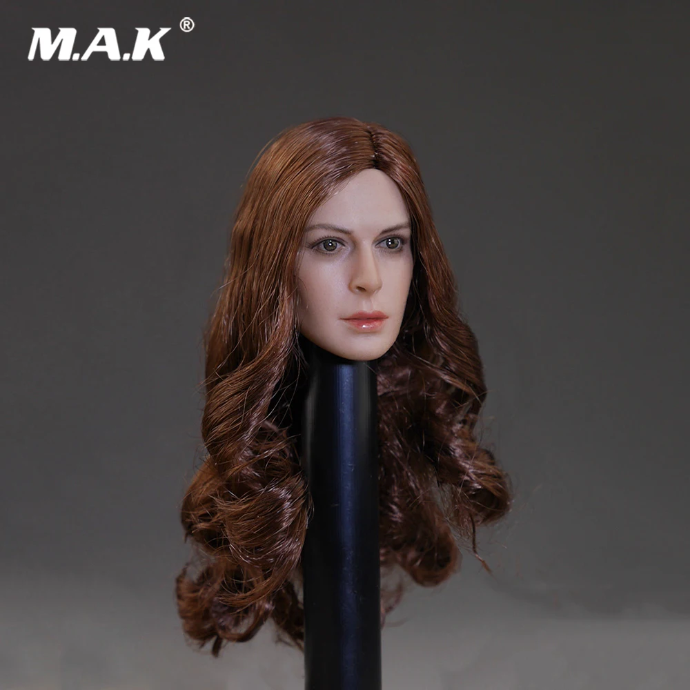 1:6 весы женская голова девушка лепить по индивидуальному заказу модели головы D007