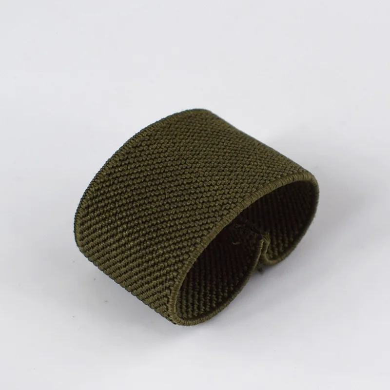 army green 10 шт. Meetee пластиковый нейлоновый эластичный ремень петля кольцо с зажимом крюк хвостовой зажим для Keep джинсы ремень свадебные аксессуары DIY кожевенное ремесло - Цвет: army green