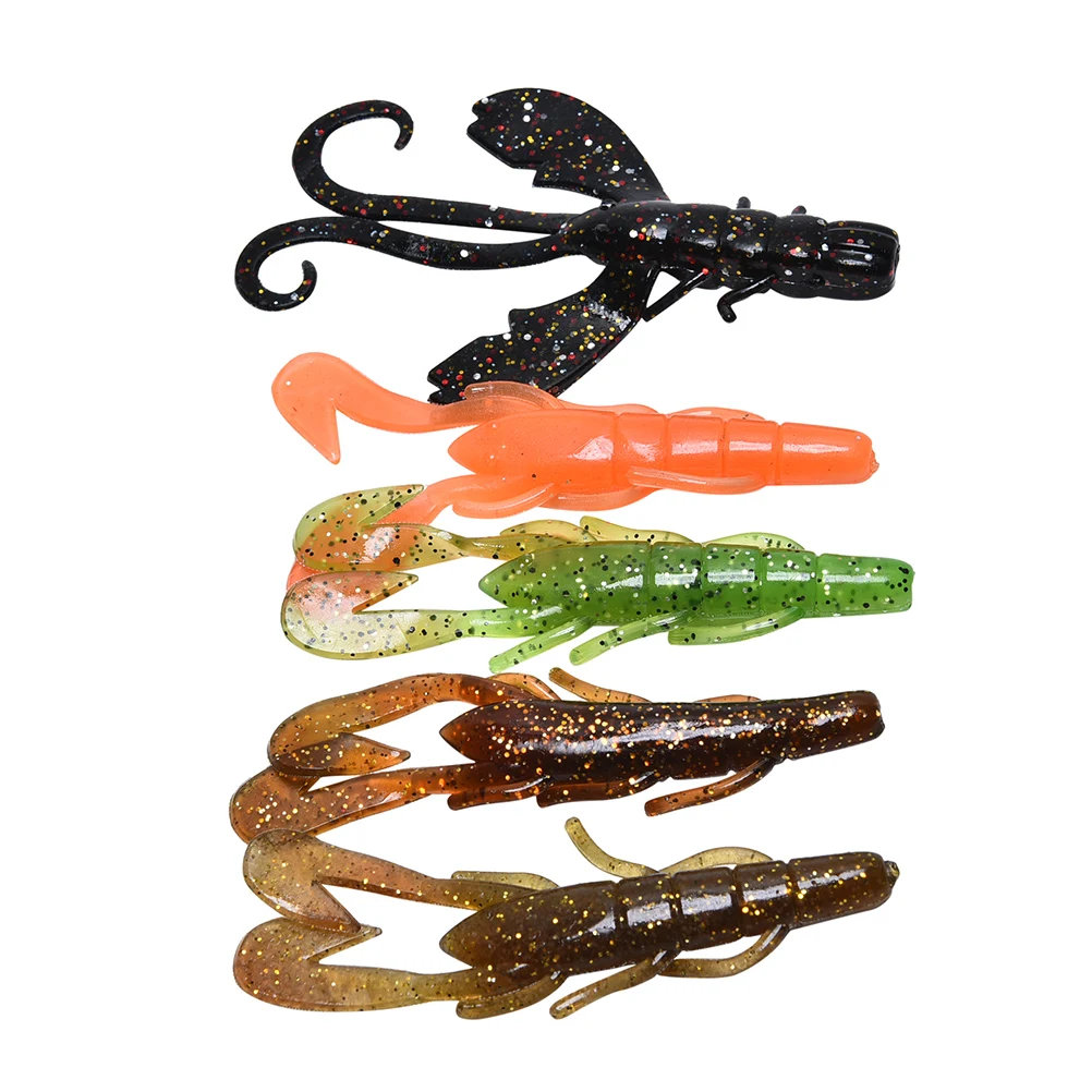 Рыбалка червь Swimbaits воблер Блесен Карп рыболовные снасти джиг 5 шт. искусственный