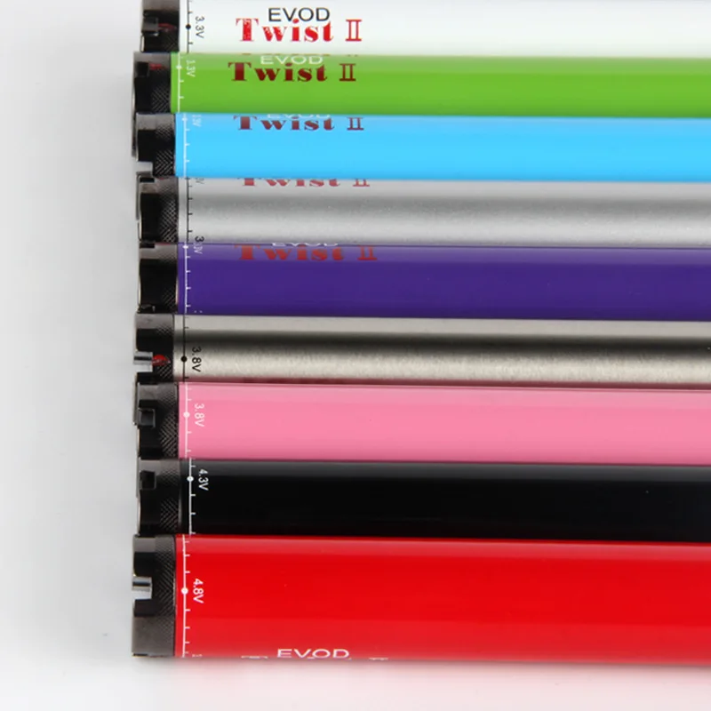 EVod Twist II батарея электронная сигарета 1600 мАч 3 ~ 4 8 в переменное напряжение Evod 2 для