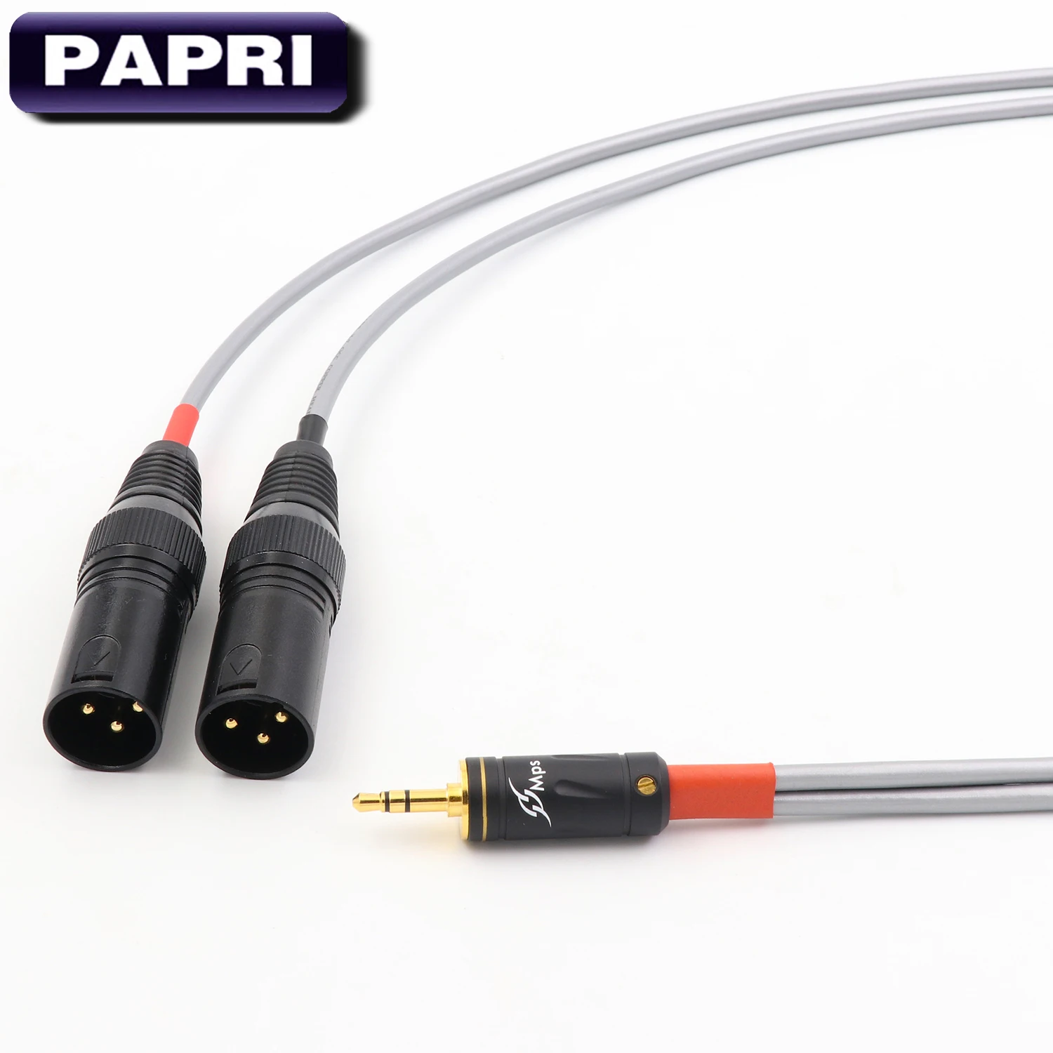 

Taiwan MPS X-7 HiFi Audio Cable Wire 99.9997% OCC 24K Gold Plated Plug 3.5MM To XLR Connector For DVD CD DAC Amplifier