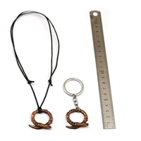 new game god of war 4 keychain kratos key ring metal adjustable rape chain pendant for men car women bag chaveiro colar llavero