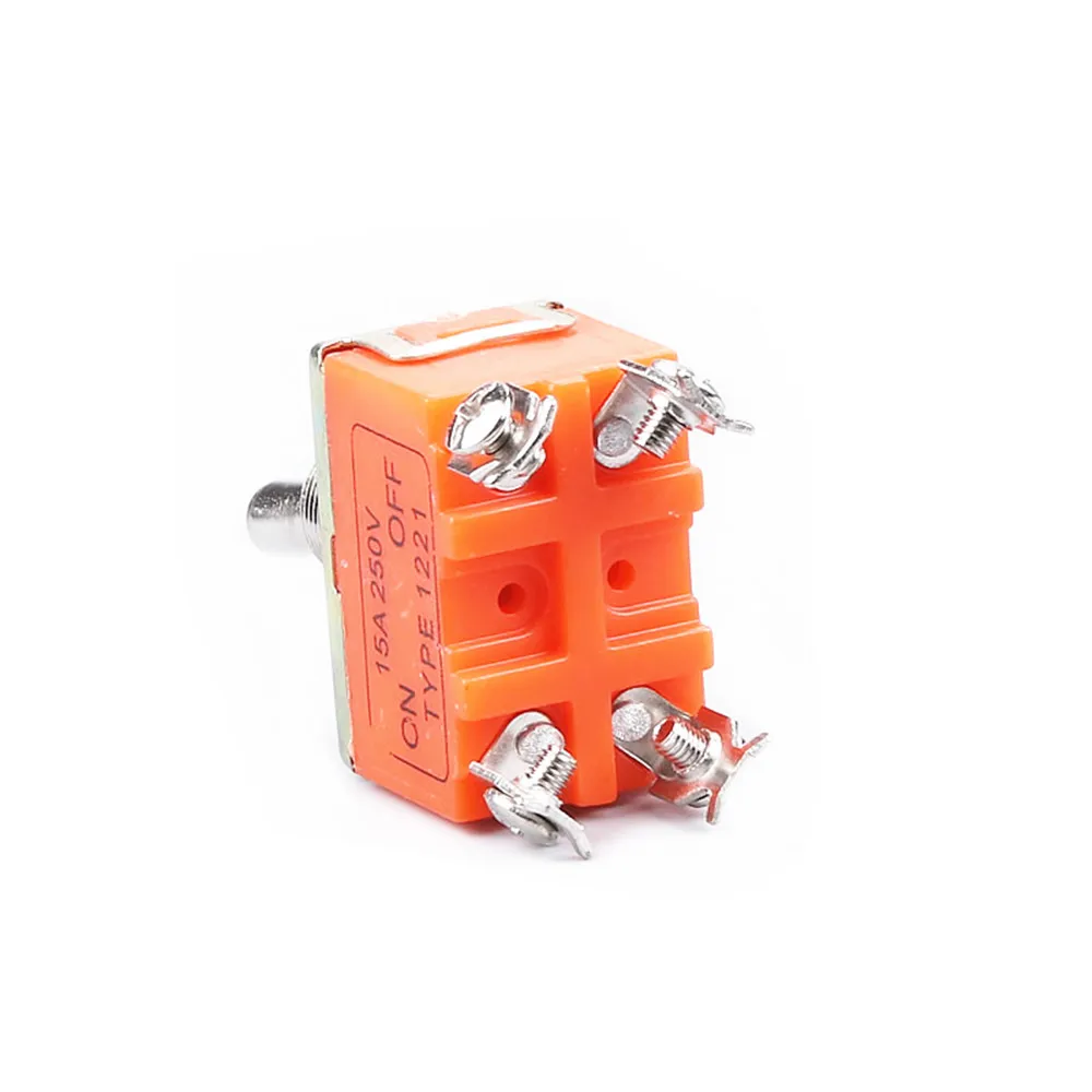 10 шт. микропереключатель 15A 250VAC 4PIN ВКЛ-ВЫКЛ E-TEN1221 рычажный переключатель кулисный