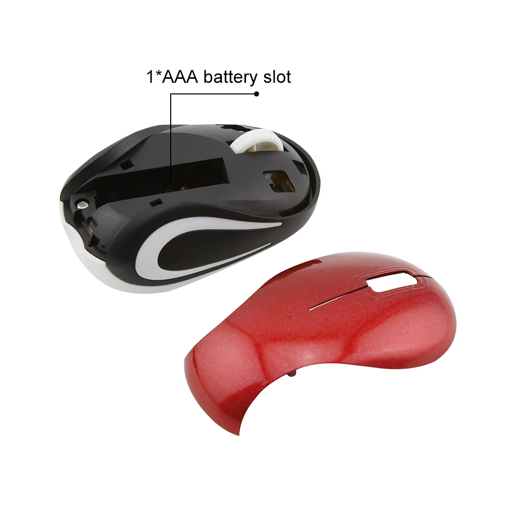 CHYI мини Беспроводной Мышь 1600 Точек на дюйм USB оптическая 3D компьютерных игр
