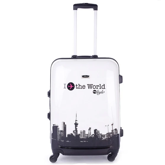 Алюминиевый каркас Классический чемодан на колесиках из АБС для багажа багажник