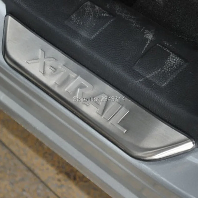 Для 2008 2012 2013 Nissan X Trail XTrail T31 накладка из нержавеющей стали Накладка на порог