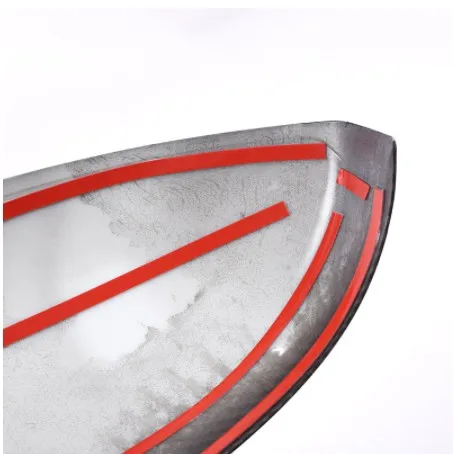 2 шт. углеродное волокно стиль ABS пластик боковое зеркало заднего вида Крышка