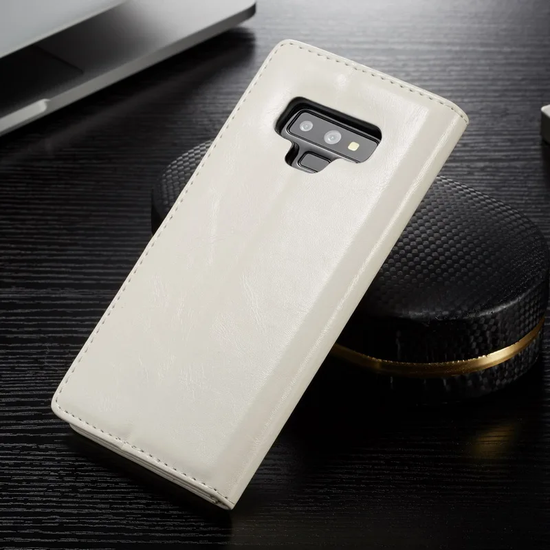 Роскошный кожаный чехол-книжка для samsung Galaxy Note 8 9, Магнитный Флип-держатель для карт, чехол для samsung S9 S9 Plus Note9 Note8