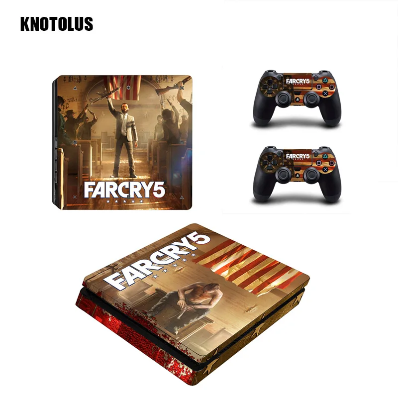 Far Cry серии Стикеры s винил Обложка Наклейка для Play Station 4 тонкий кожи консоли