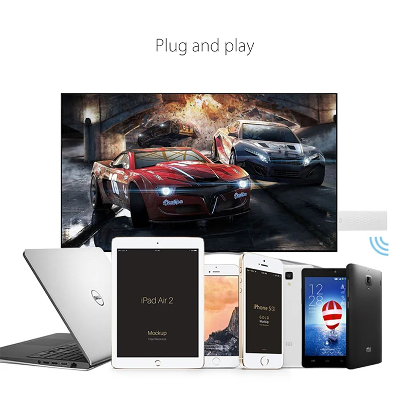 Беспроводной Wi Fi дисплей адаптер 5G/2 4G двухдиапазонный HDMI зеркало Miracast DLNA Airplay для
