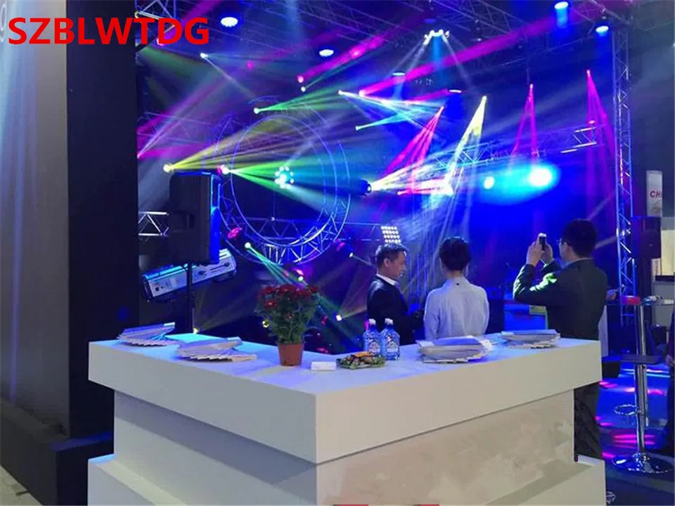 Светодиодный луч паук 8x12 Вт 4in1RGBW Поворотная голова светового оборудования светодиодный сценический свет подходит для вечерние DJ диско Свадебные украшения сценический свет