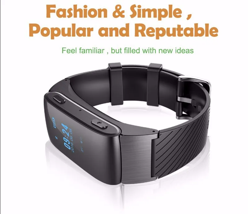 Смарт-браслет DF22 Talkband Bluetooth часы браслет Портативный Talk Smartband шагомер Активный