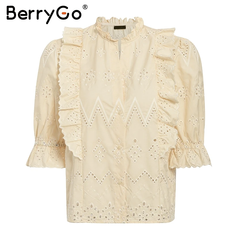 blouse BeryGo, эластичная Женская юбка с высокой талией, гофрированная, открытая, с вышивкой, женская летняя юбка, трапециевидная, офисная, для девушек, юбки, низ - Цвет: blouse