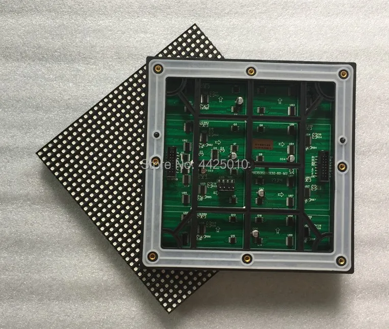 Уличный светодиодный модуль P6 HUB75 интерфейс 2727 SMD 192*192 мм IP65 с проводом|Монитор и
