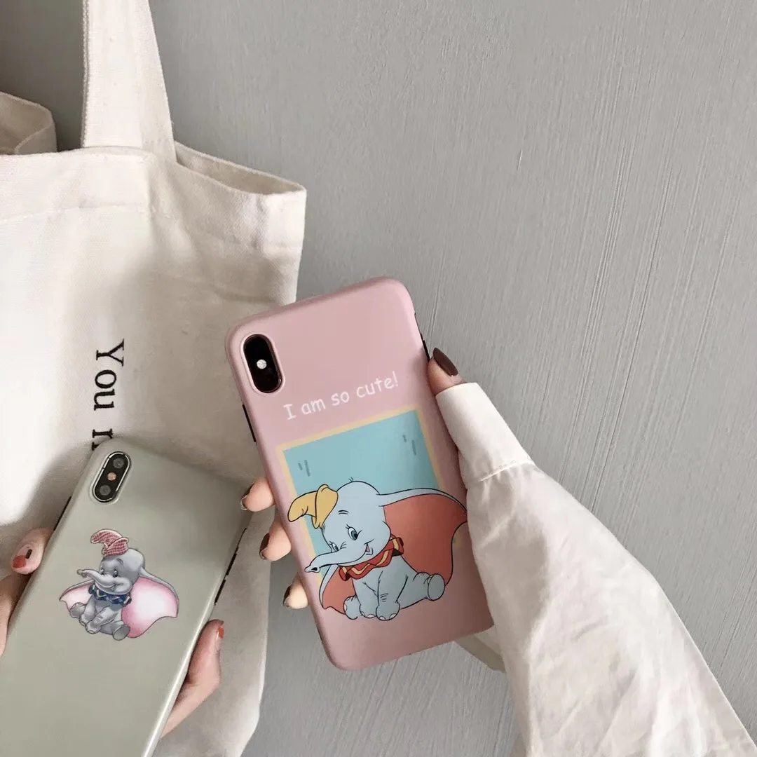 Мультфильм супер милый сон Dumbo цирк Телефон чехол для iPhone 6 6s 7 8 Plus X XS MAX XR