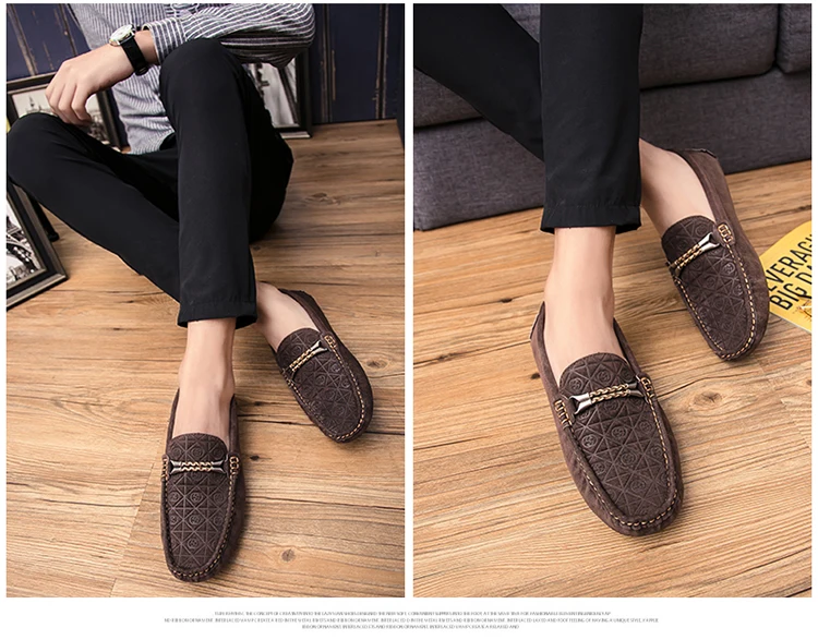 Mocassin homme de Lux; Лоферы для мужчин; повседневная кожаная обувь; Мокасины без застежки; обувь для вождения автомобиля; дышащая мужская обувь черного цвета