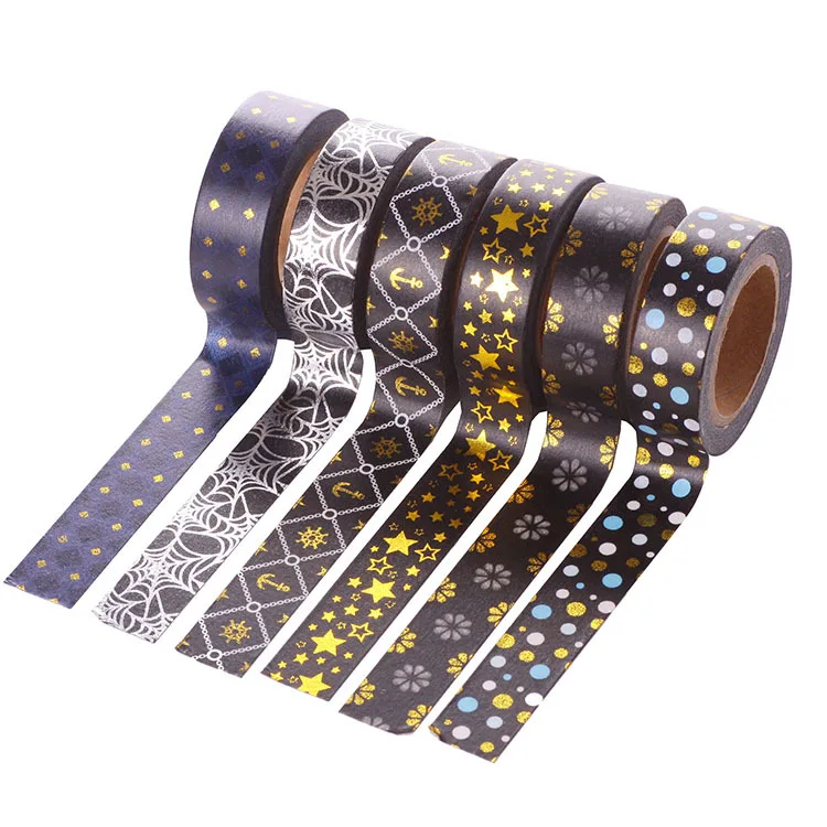 

10m Gold Foil Washi Tape Scrapbooking Christmas Decorative Masking Tape