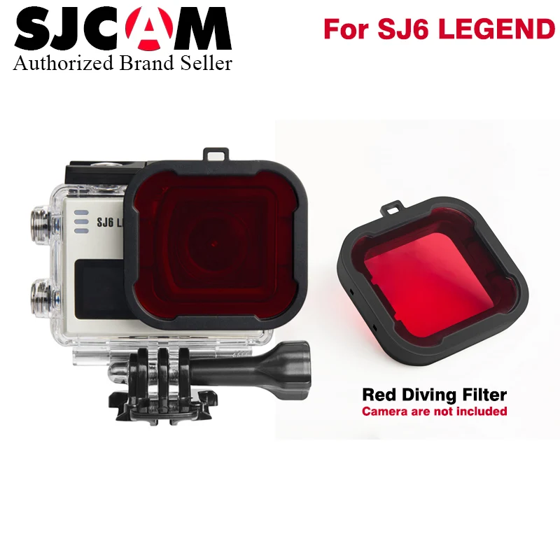 SJ6 Legend аксессуары фильтр для дайвинга красный подводный объектив Filtro SJCAM